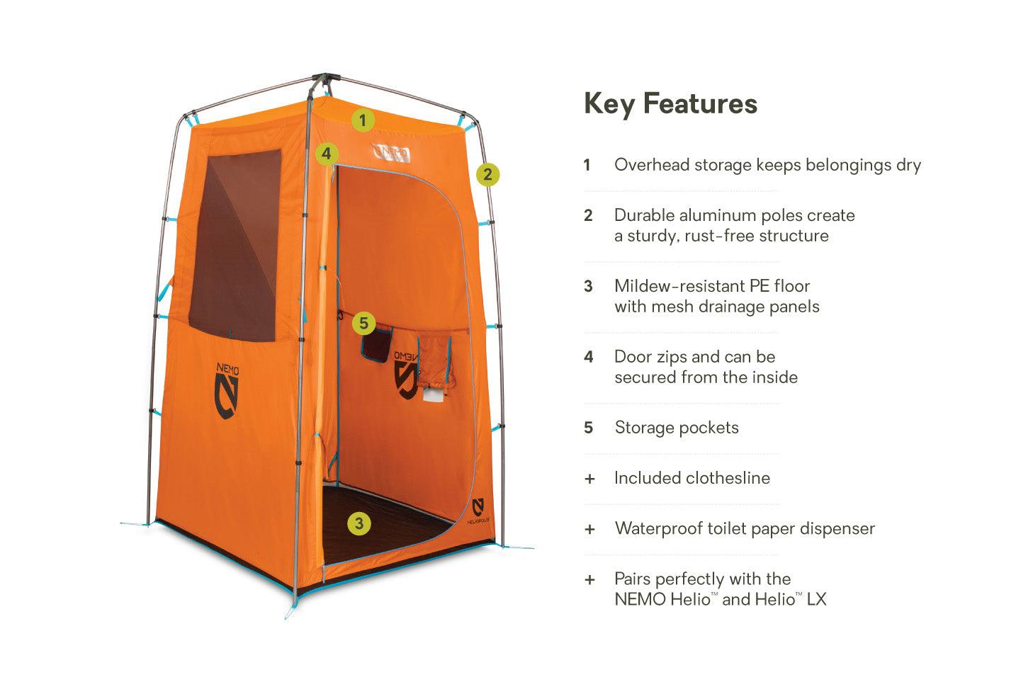 Heliopolis™ Privacy Shelter & Shower Tent - Image 4
